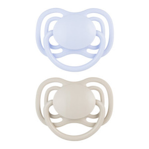 Cumlík Canpol Babies Dental Air silikónový, symetrický 2ks/modrý